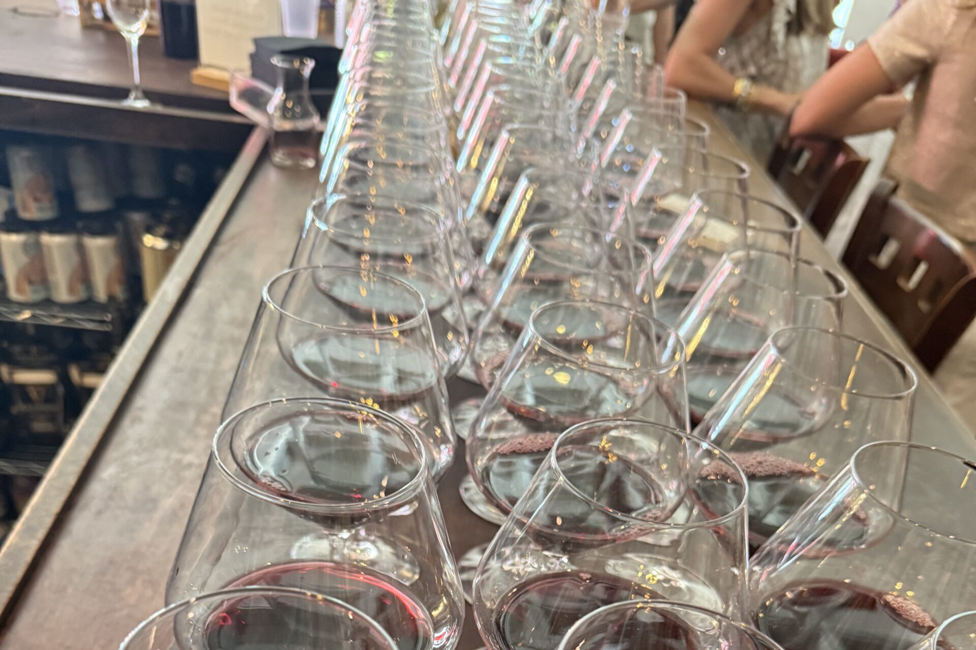 The Wine Bar Events red wine glasses